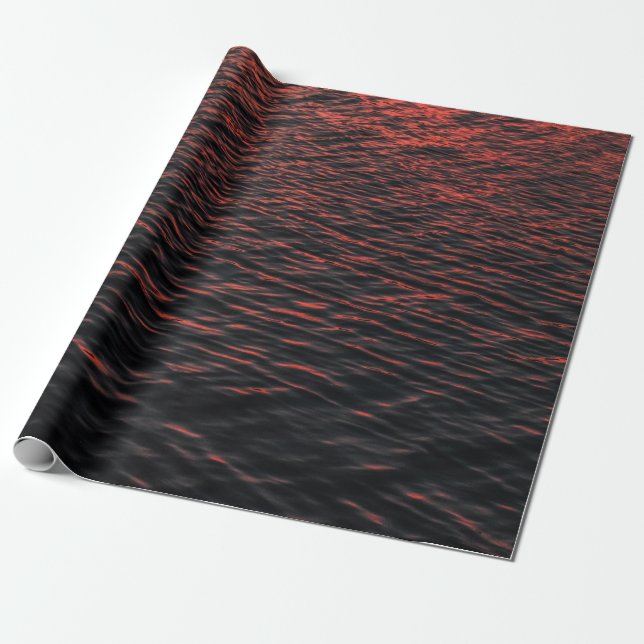 Body of water during sunset wrapping paper (Unrolled)