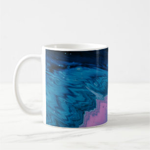 Body of water illustration coffee mug
