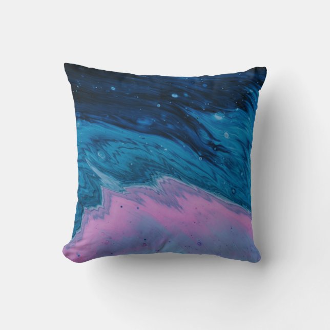 Body of water illustration cushion (Front)