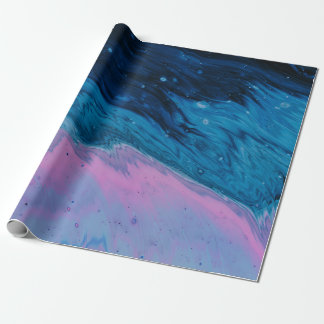 Body of water illustration wrapping paper
