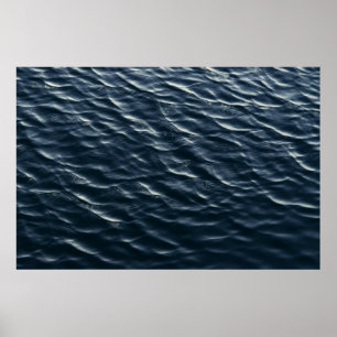 Body of water in the morning poster