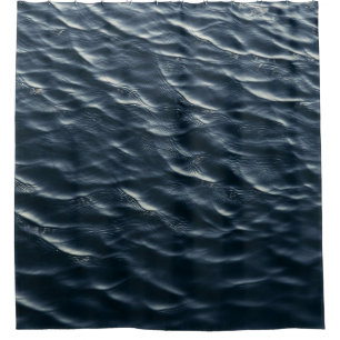Body of water in the morning shower curtain