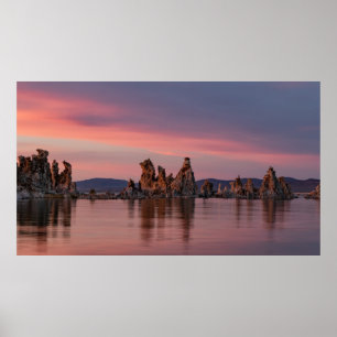 BODY OF WATER NEAR STONES POSTER