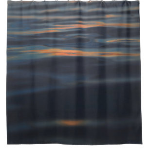Body of water shower curtain