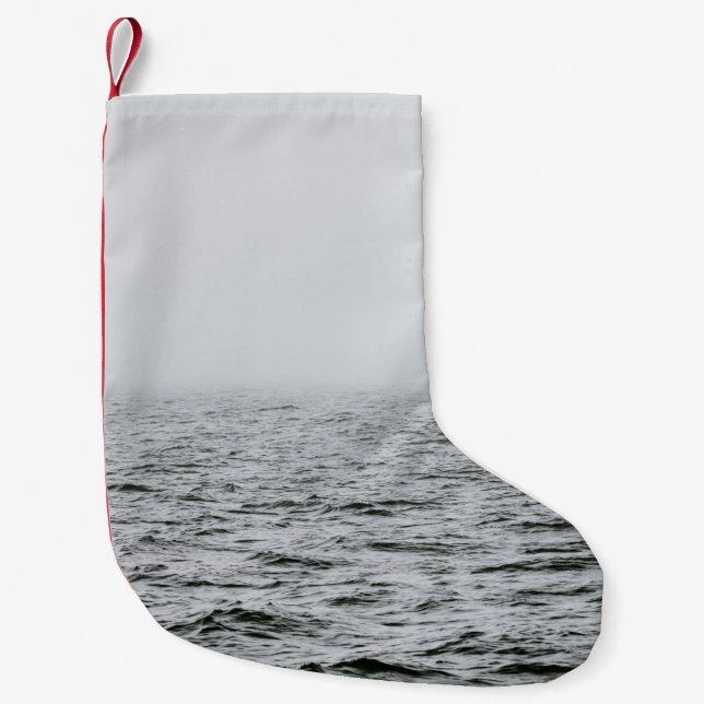 BODY OF WATER SMALL CHRISTMAS STOCKING (Front)