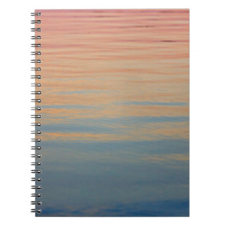 Body of water under golden hour notebook