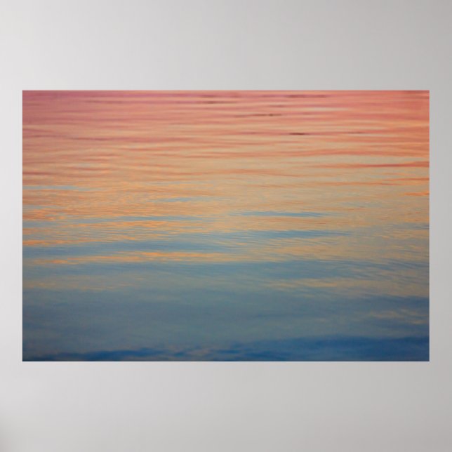 Body of water under golden hour poster (Front)