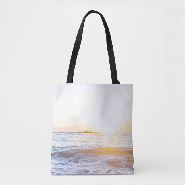 Body of water under sunset tote bag (Front)