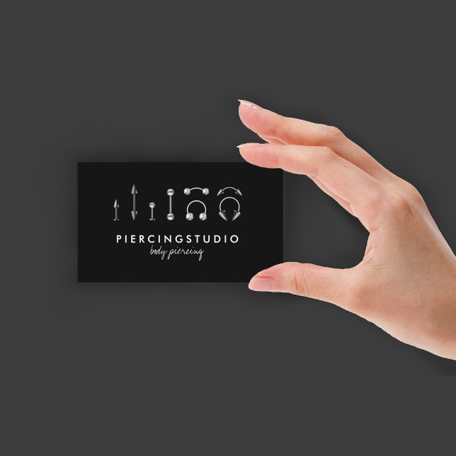 Body Piercing Tattoo Business Card (Body Piercing Tattoo Business Card)