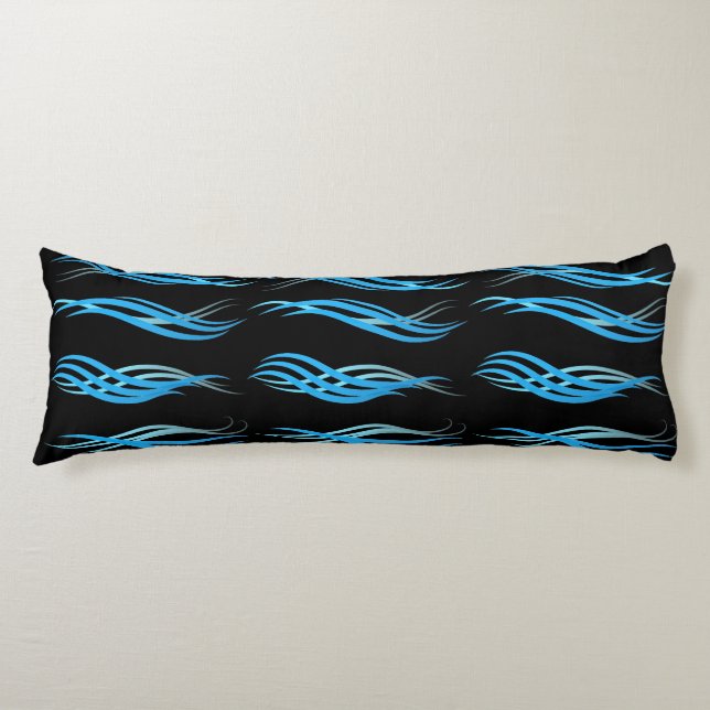 Body Pillow-Blue Waves Cushion (Front)