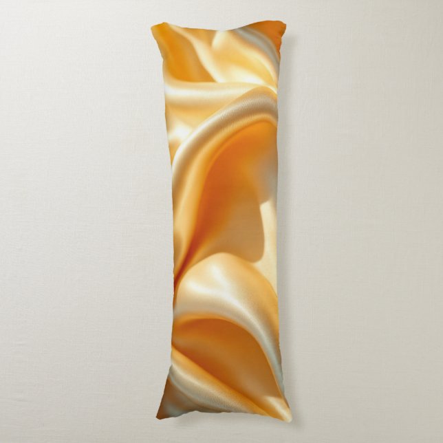 Body Pillow Gold Satin Silk (Front Vertical)