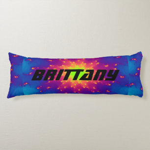 Body Pillow Large Sunburst Star Explosion tye-dye