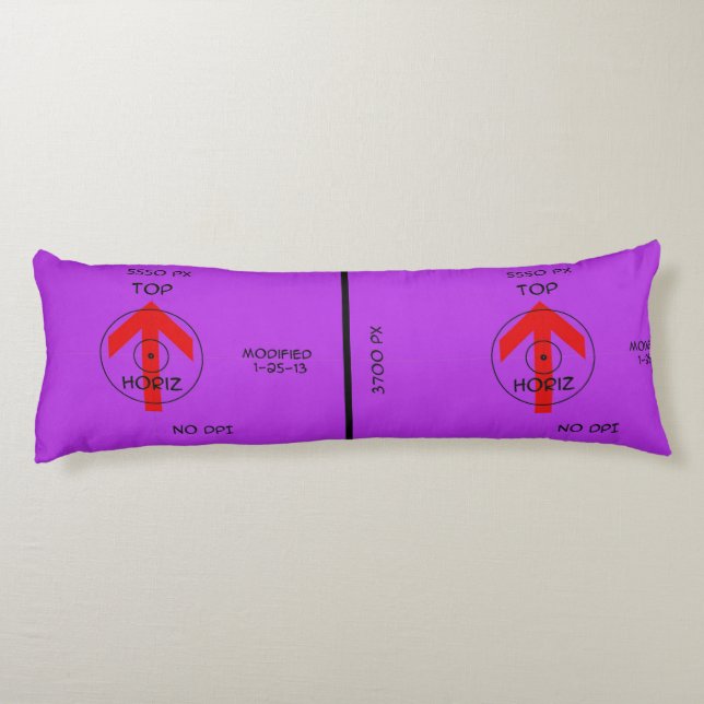 Body Pillow - tiled - horiz (Back)