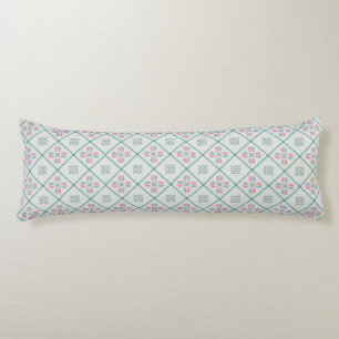 Body Pillow with a simple geometric geometric patt