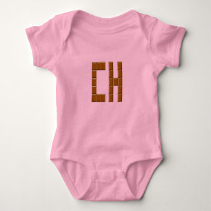 Body pink jersey CHOCOLAT SWITZERLAND Baby Bodysuit