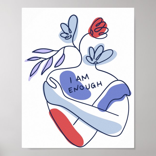 Body positivity movement messages poster (Front)