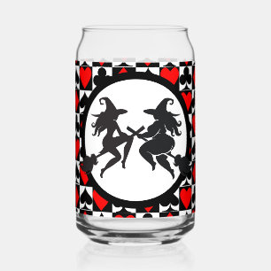 Body Positivity Witches Valentines Can Glass