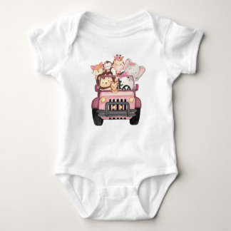 Body Safari Rosa Baby Bodysuit