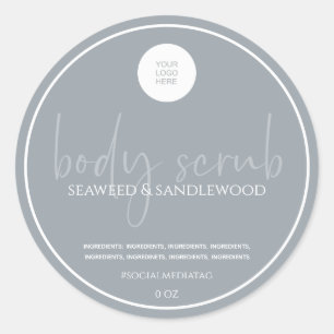 Body Scrub Label