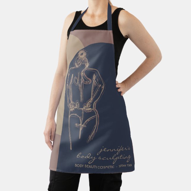 Body Sculpted Contouring Spray Tan beauty Apron (Insitu)