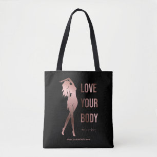 Body sculpting body contouring shaping spa gift  t tote bag
