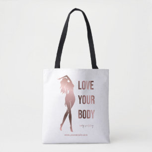 Body sculpting body contouring shaping spa gift  t tote bag