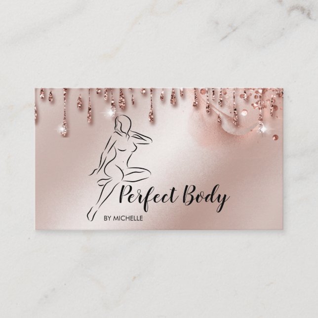 Body Sculpting  Contouring  Waist Trainer Business Business Card (Front)