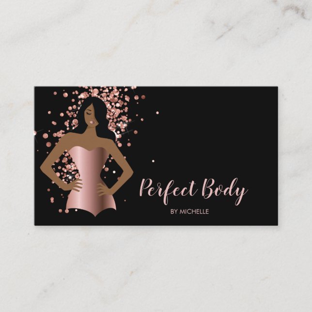 Body Sculpting Fitness Linergie Waist Trainer Busi Business Card (Front)