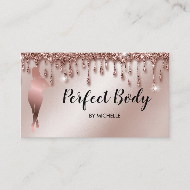 Body Sculpting Fitness Linergie Waist Trainer Busi Business Card (Front)