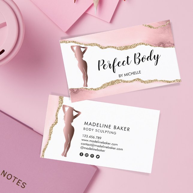 Body Sculpting Fitness Linergie Waist Trainer Busi Business Card (Creator Uploaded)