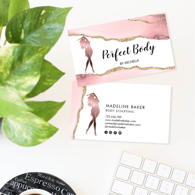 Body Sculpting Fitness Linergie Waist Trainer Busi Business Card (Creator Uploaded)