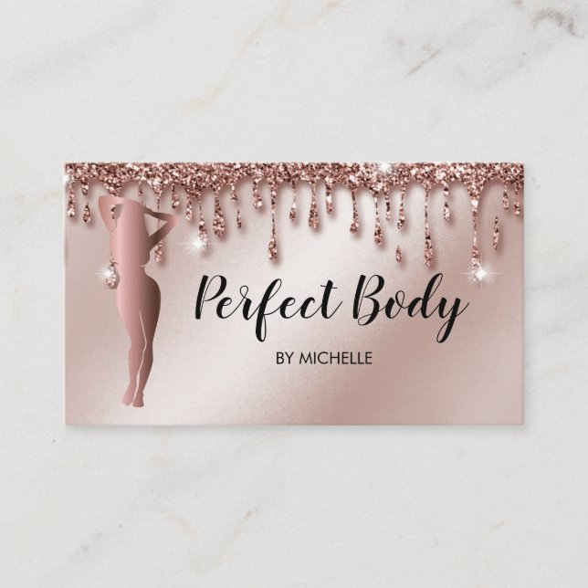 Body Sculpting Fitness Linergie Waist Trainer Busi Business Card (Front)