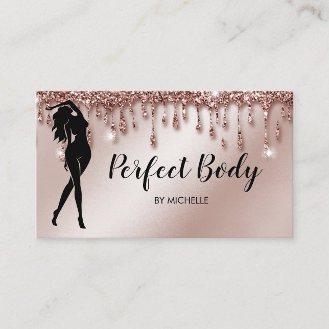 Body Sculpting Fitness Linergie Waist Trainer Busi Business Card (Front)