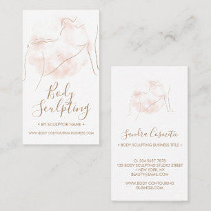 Body sculptor contouring tan spa business card