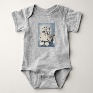Body Snow Leopard for a baby Bodysuit