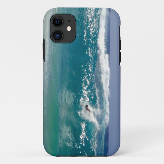 Body Surfing Sandy Beach Case-Mate iPhone Case (Back)