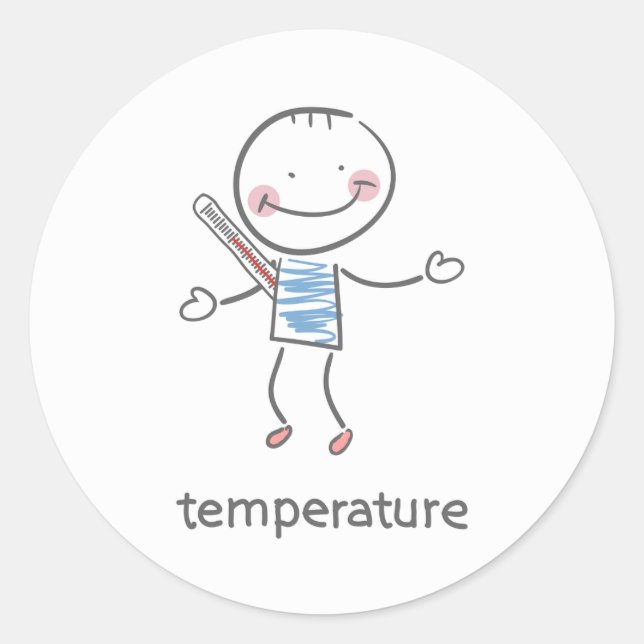 Body Temperature Stickers (Front)