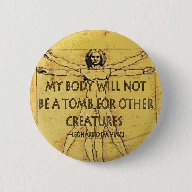 Body Tomb 6 Cm Round Badge (Front)