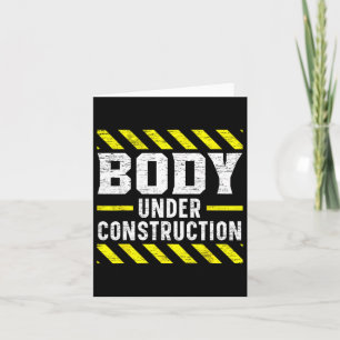 Body Under Construction Bodybuilding Workout Bodyb Card
