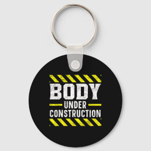 Body Under Construction Bodybuilding Workout Bodyb Key Ring
