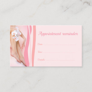 Body Waxing Soft Skin Spa Next Visit Reminder Card