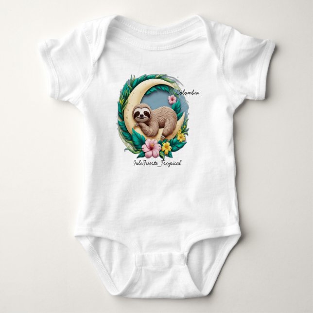 Body with baby jersey point baby bodysuit (Front)