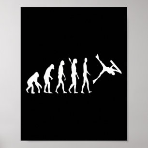 Bodyboarder Evolution Bodyboarding Surfing Watersp Poster