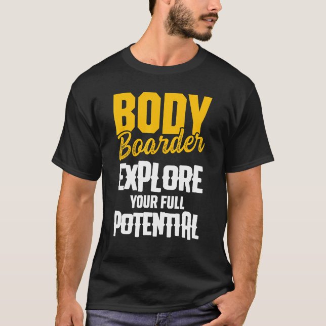 Bodyboarding Bodyboard Bodyboarder 35 T-Shirt (Front)