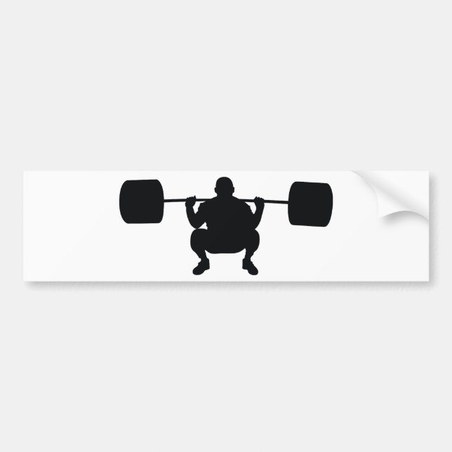 Bodybuilder Bumper Sticker (Front)