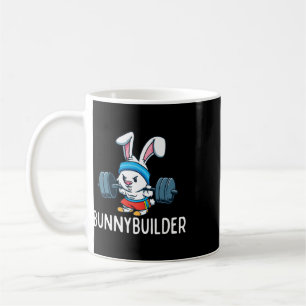 Bodybuilder Bunny Easter Bunnybuilder Fitness Gym  Coffee Mug