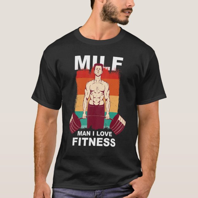 Bodybuilder Muscle Strength Sports Work Out Pumpin T-Shirt (Front)