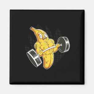 Bodybuilder Nana Lifting Weights Funny Bodybuildin Magnet