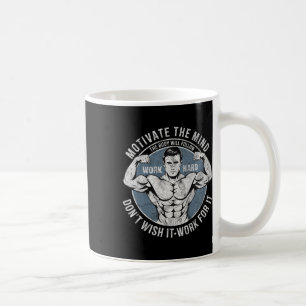 Bodybuilder Old School Vintage 80s Weight Sports B Coffee Mug
