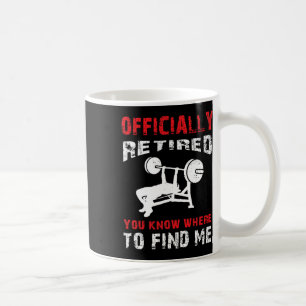 Bodybuilder Retirement Gift Retired Bodybuilding B Coffee Mug